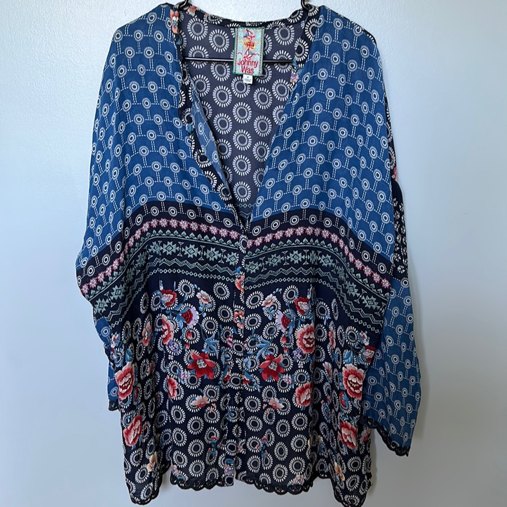 Johnny Was Embroidered Tunic